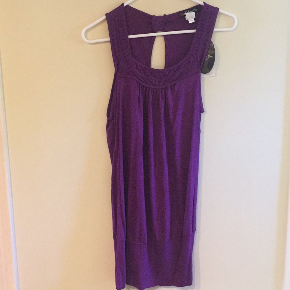 NWT women's purple tank